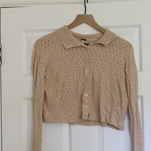 Free people cropped seater